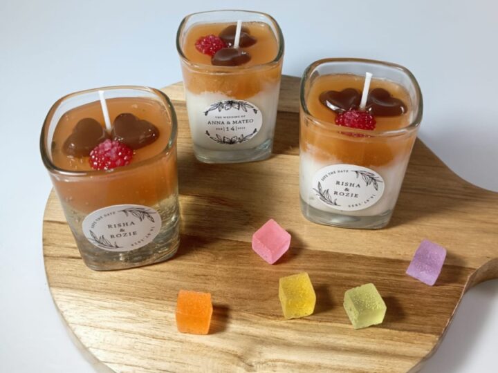 Souvenir Candle Aromatherapy Coffee Gel Wax
