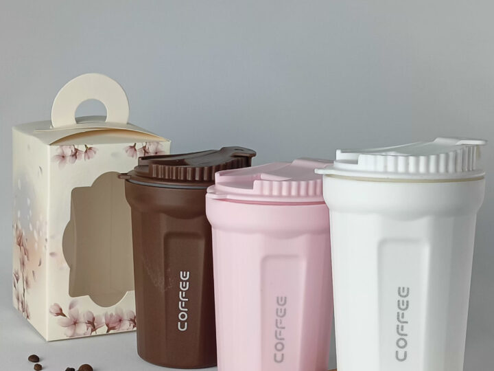 Souvenir pernikahan Anniversary Tumbler kopi coffee air panas