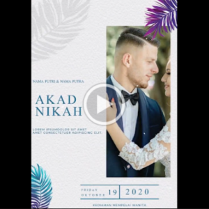 Minimalist 19 – Short Video Wedding Invitation