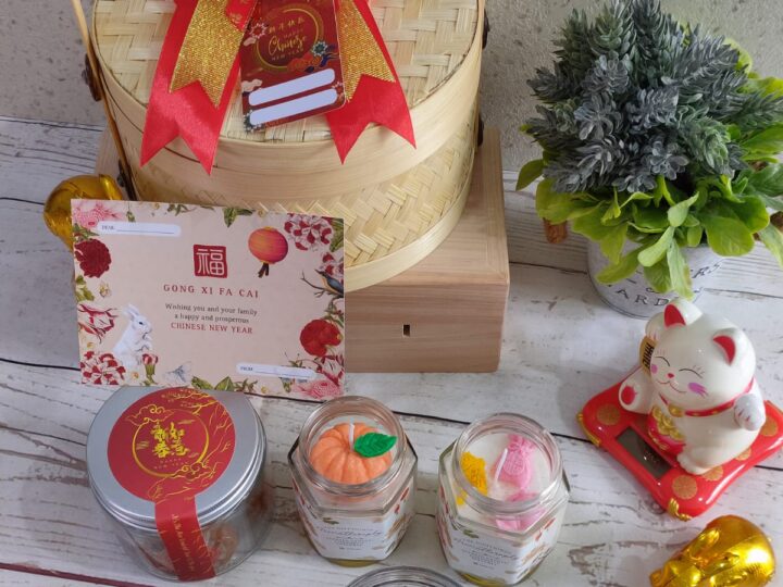 Hampers Gift Chinese new year imlek Bamboo Packaging